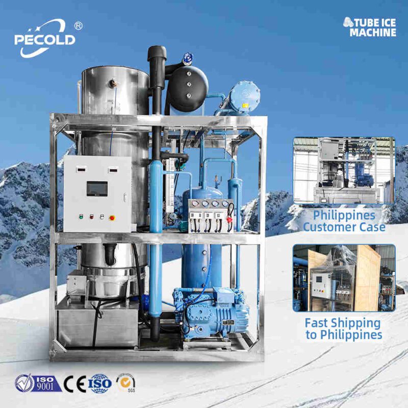 5 tone ice tube machine