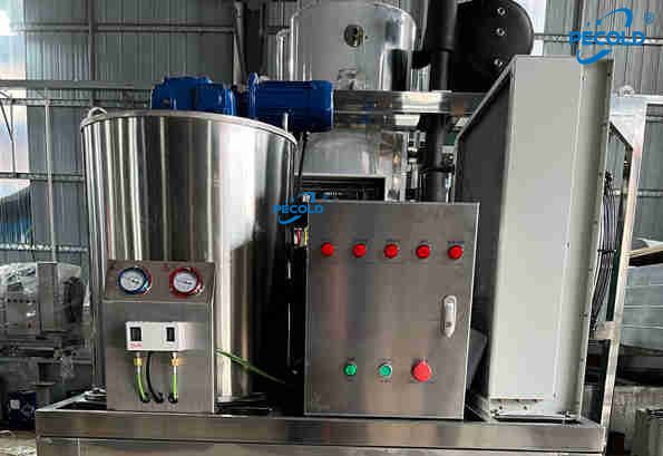 1 ton seawater flake ice machine