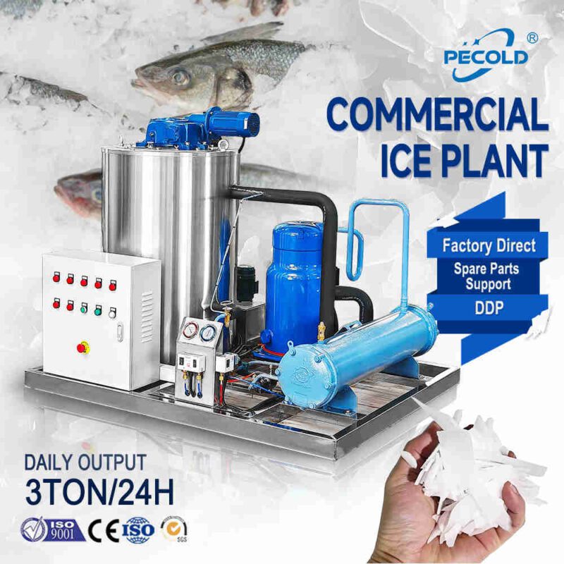 3 ton flake ice machine