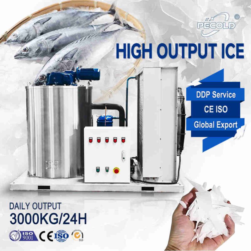 flake ice machine commercial 3 ton