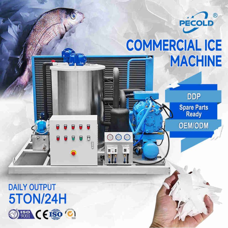 salt water flake ice machine industrial