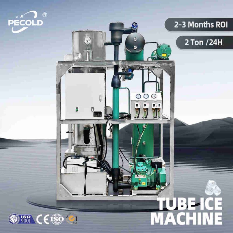 2 tonner ice tube maker machine