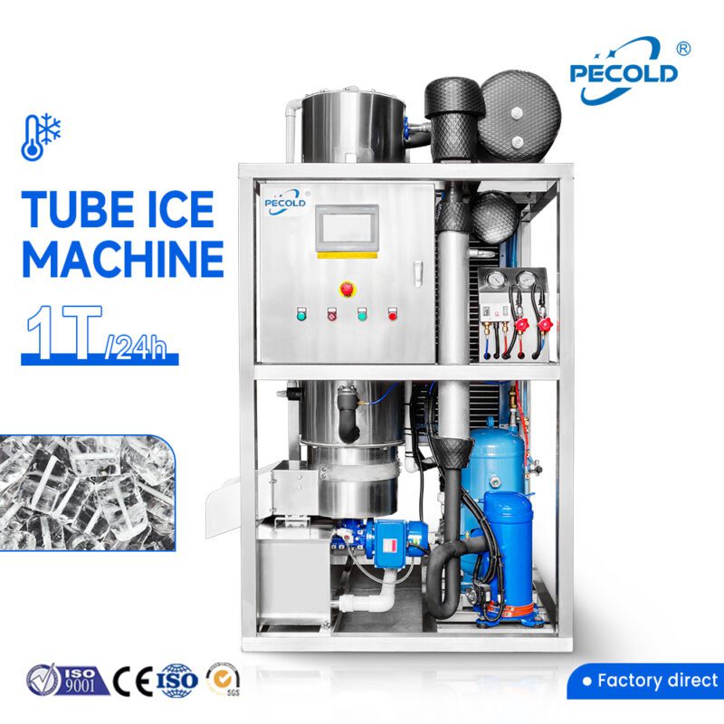 ice tube maker machine 1 ton tube ice machine