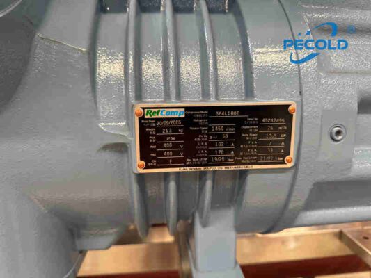 Refcomp Compressor Nameplate